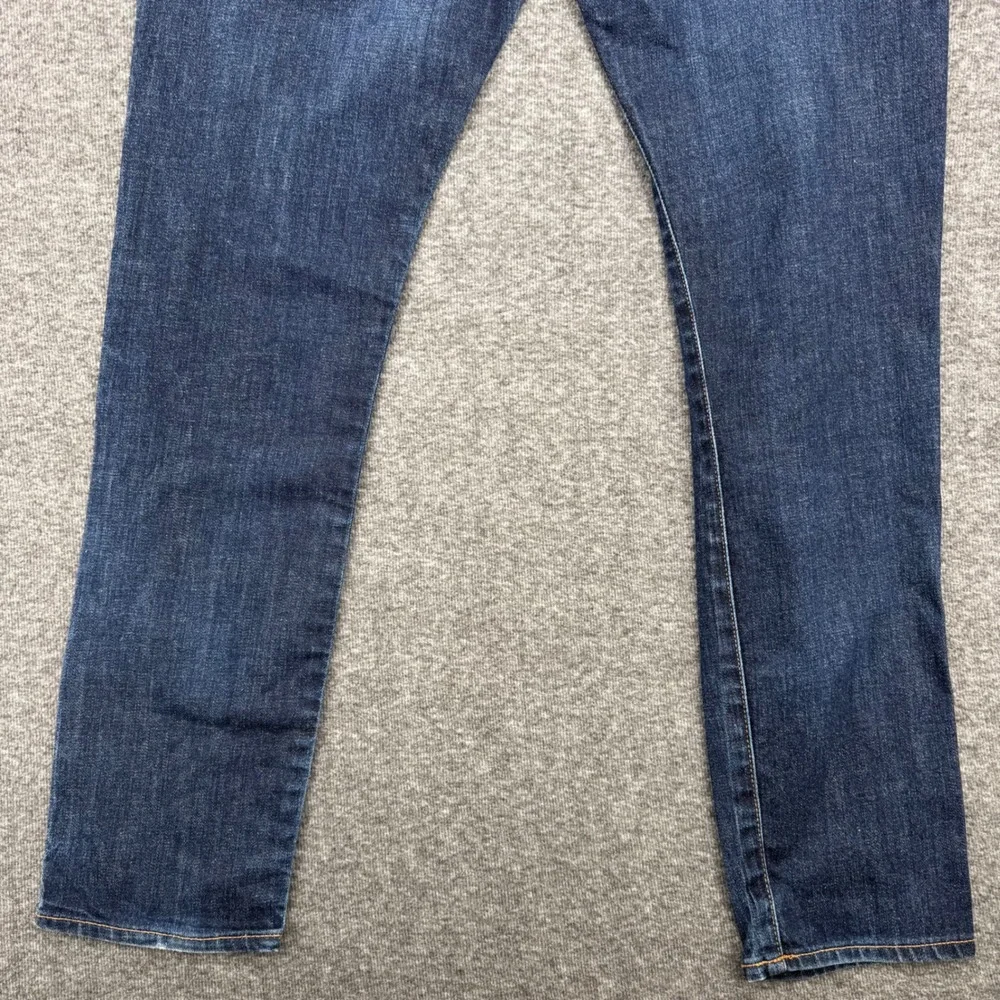 Lucky‎ Brand 1 Authentic Skinny Jeans Mens 34x32 Dark Wash Indigo Button Fly